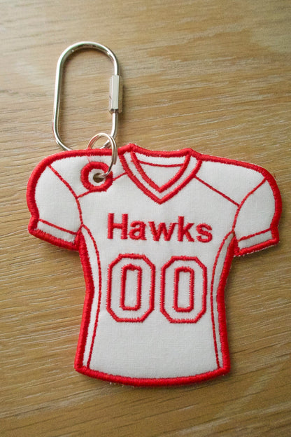 Personalized Football Bag Tag