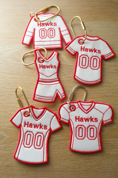 Personalized Baseball Bag Tag