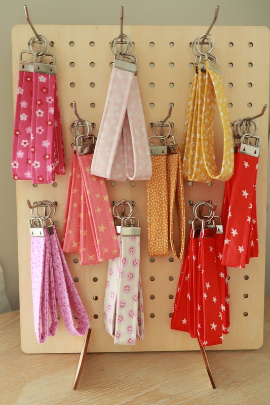 Fabric Wristlet Keychain