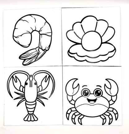 Dry-erase vinyl magnet sets