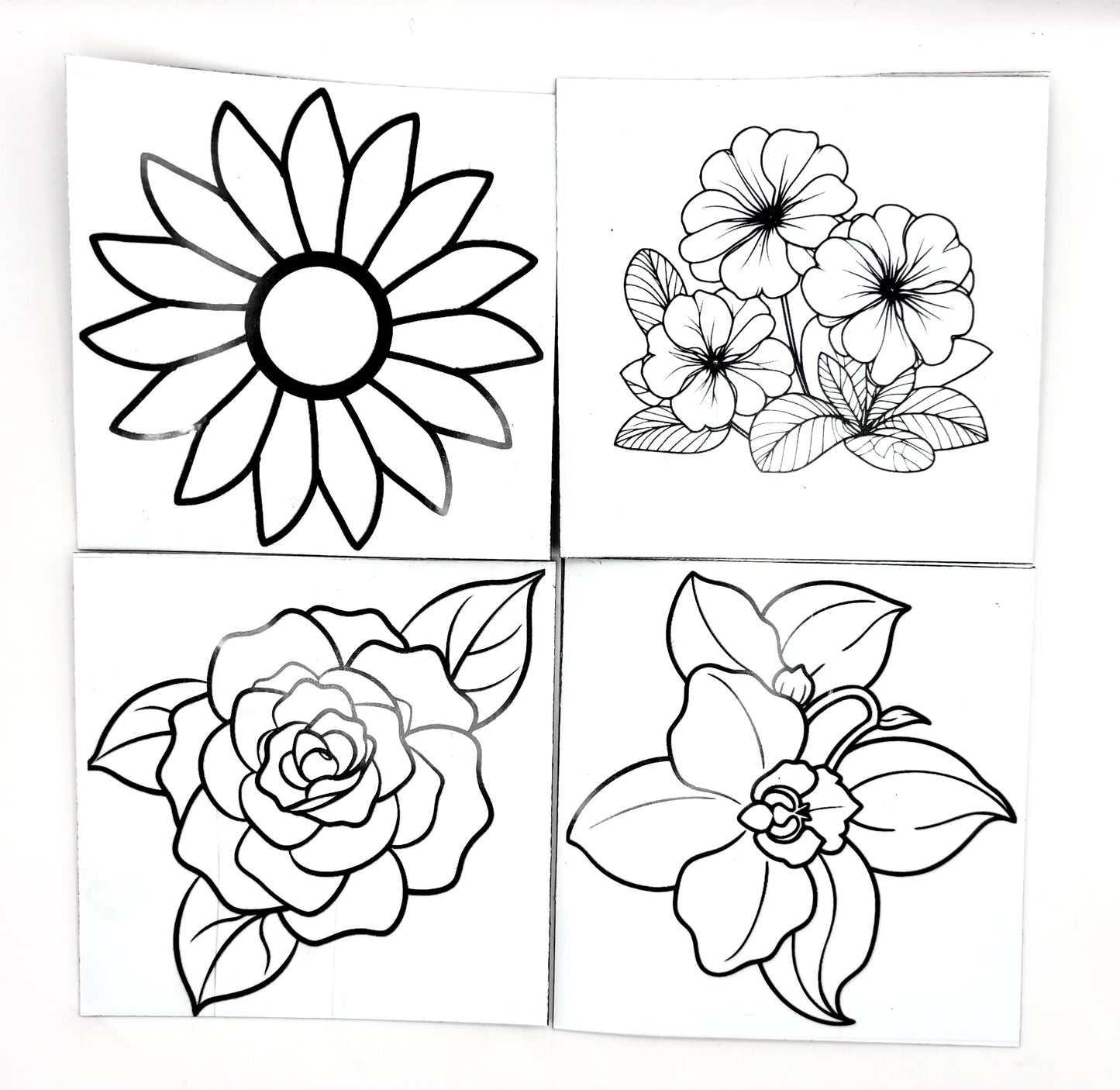 Dry-erase vinyl magnet sets