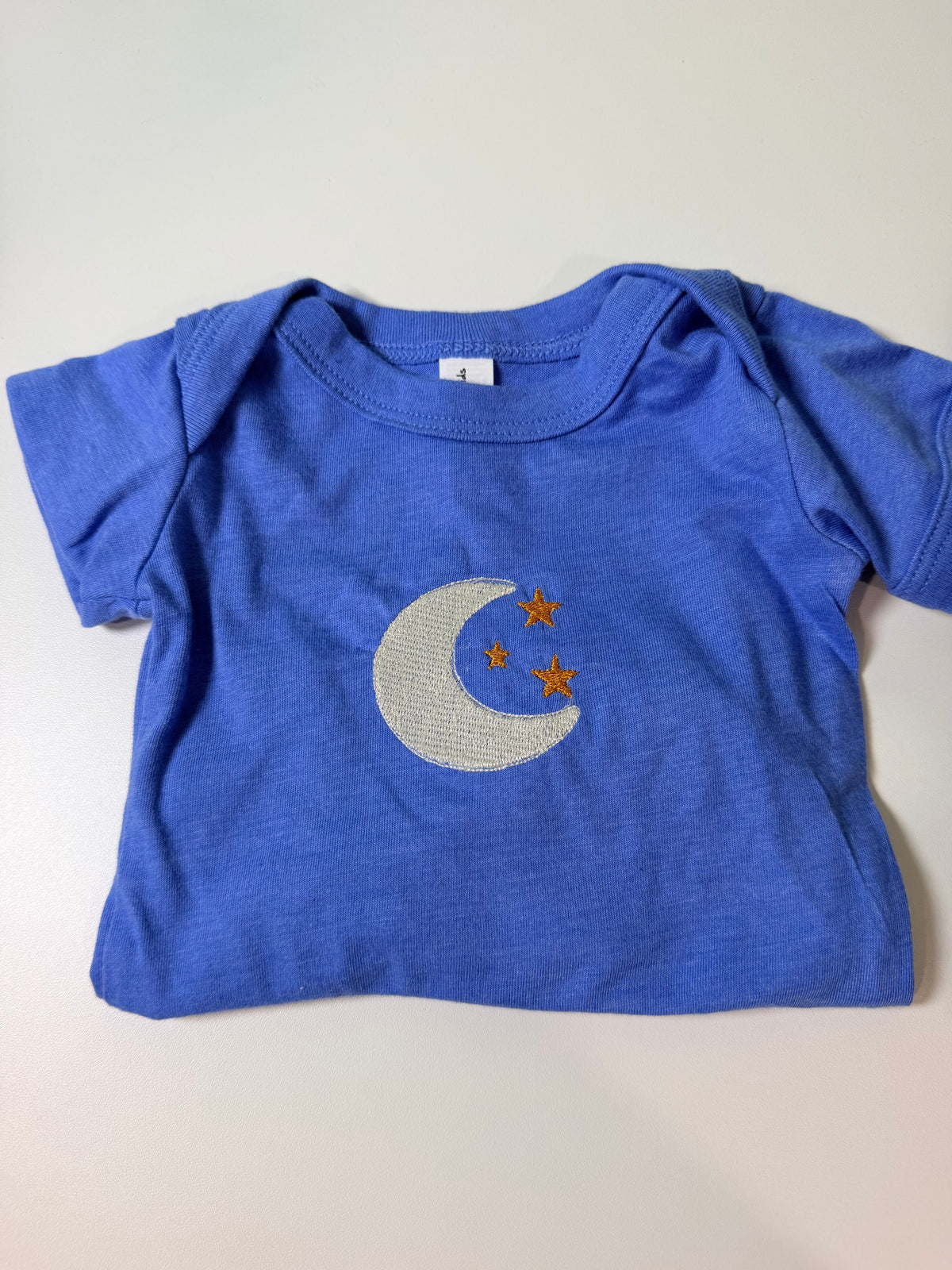 Moon & Stars Embroidered Baby Bodysuit