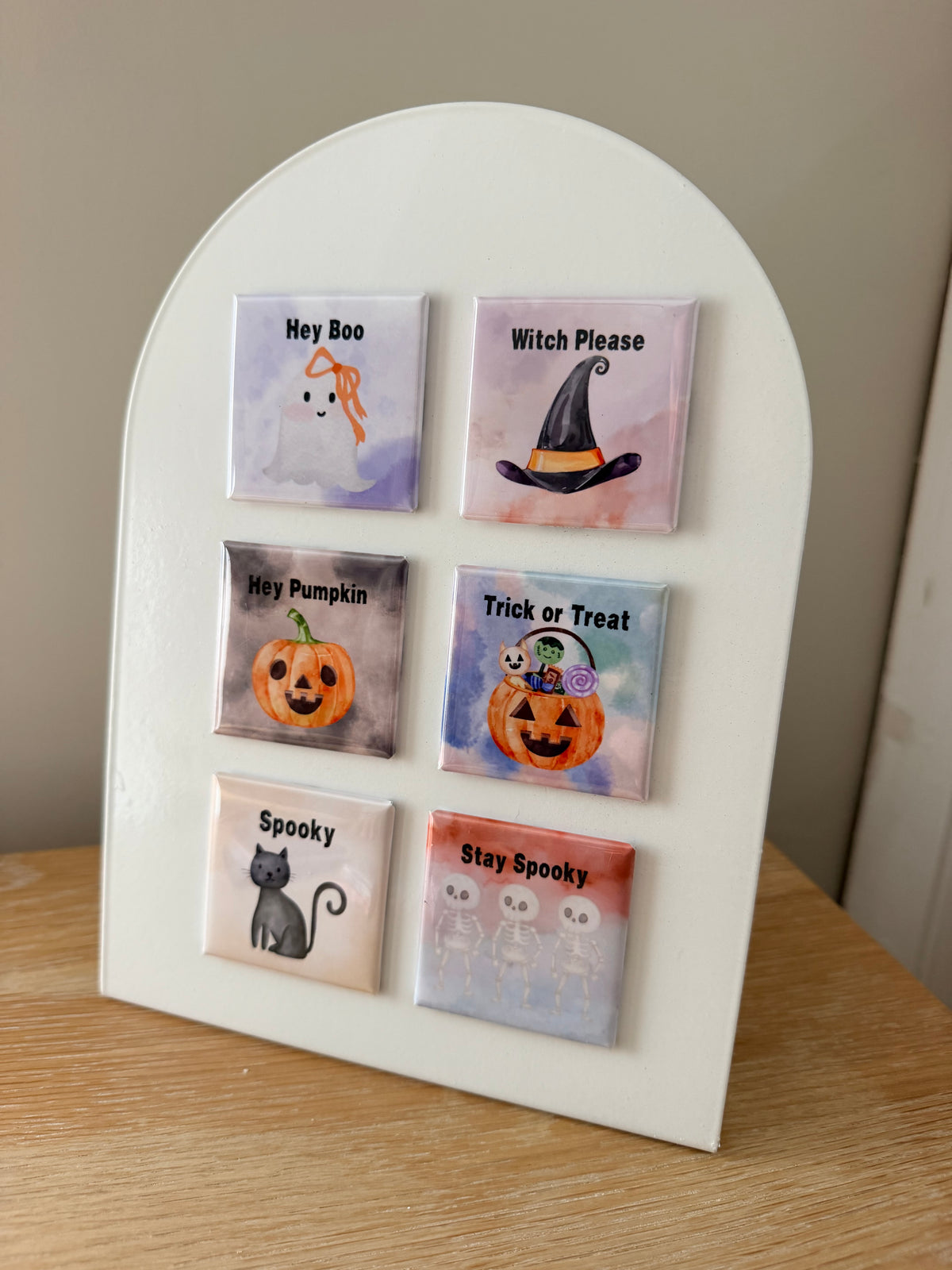 Halloween Magnet Set – 6 Pack of Spooky Designs