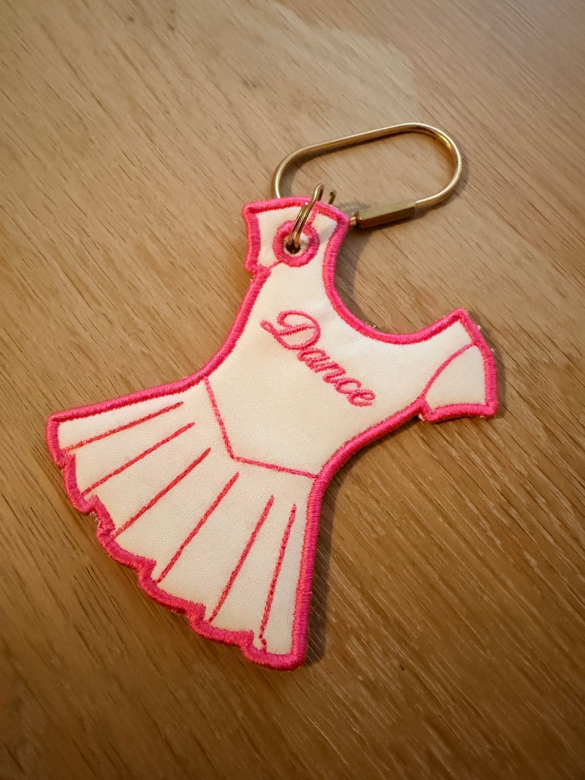 Dance Leotard Embroidered Bag Tag | Dance Bag Charm