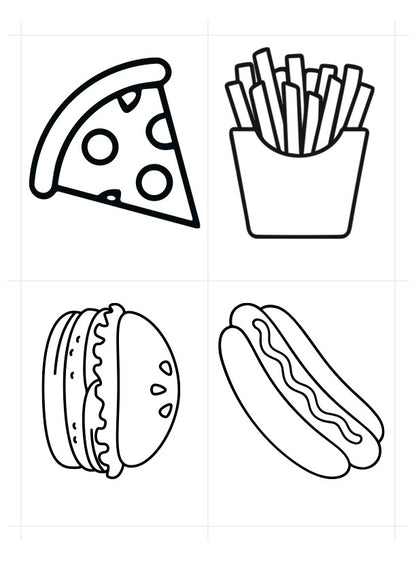 Dry-erase vinyl magnet sets