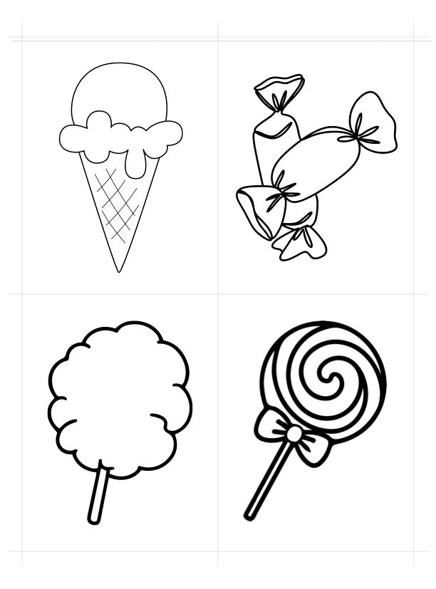 Dry-erase vinyl magnet sets