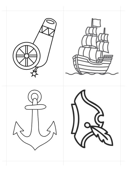 Dry-erase vinyl magnet sets