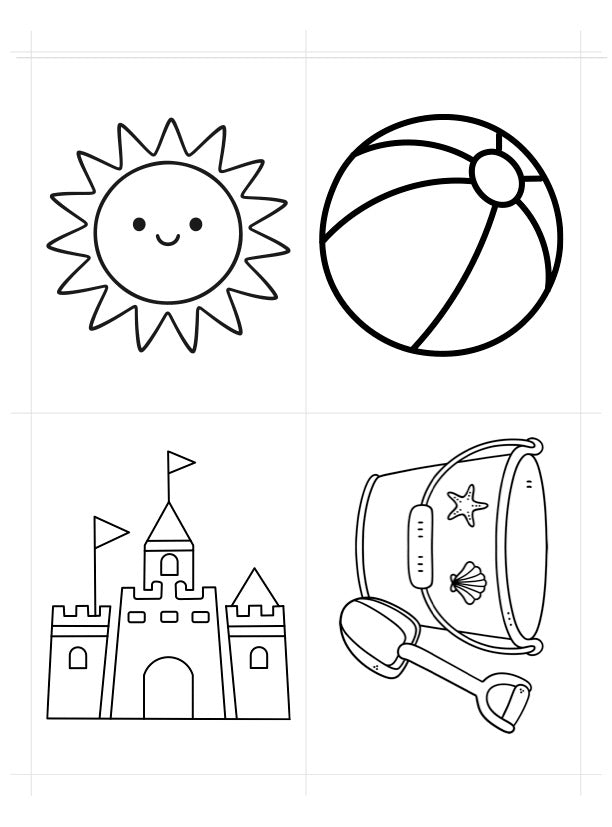 Dry-erase vinyl magnet sets